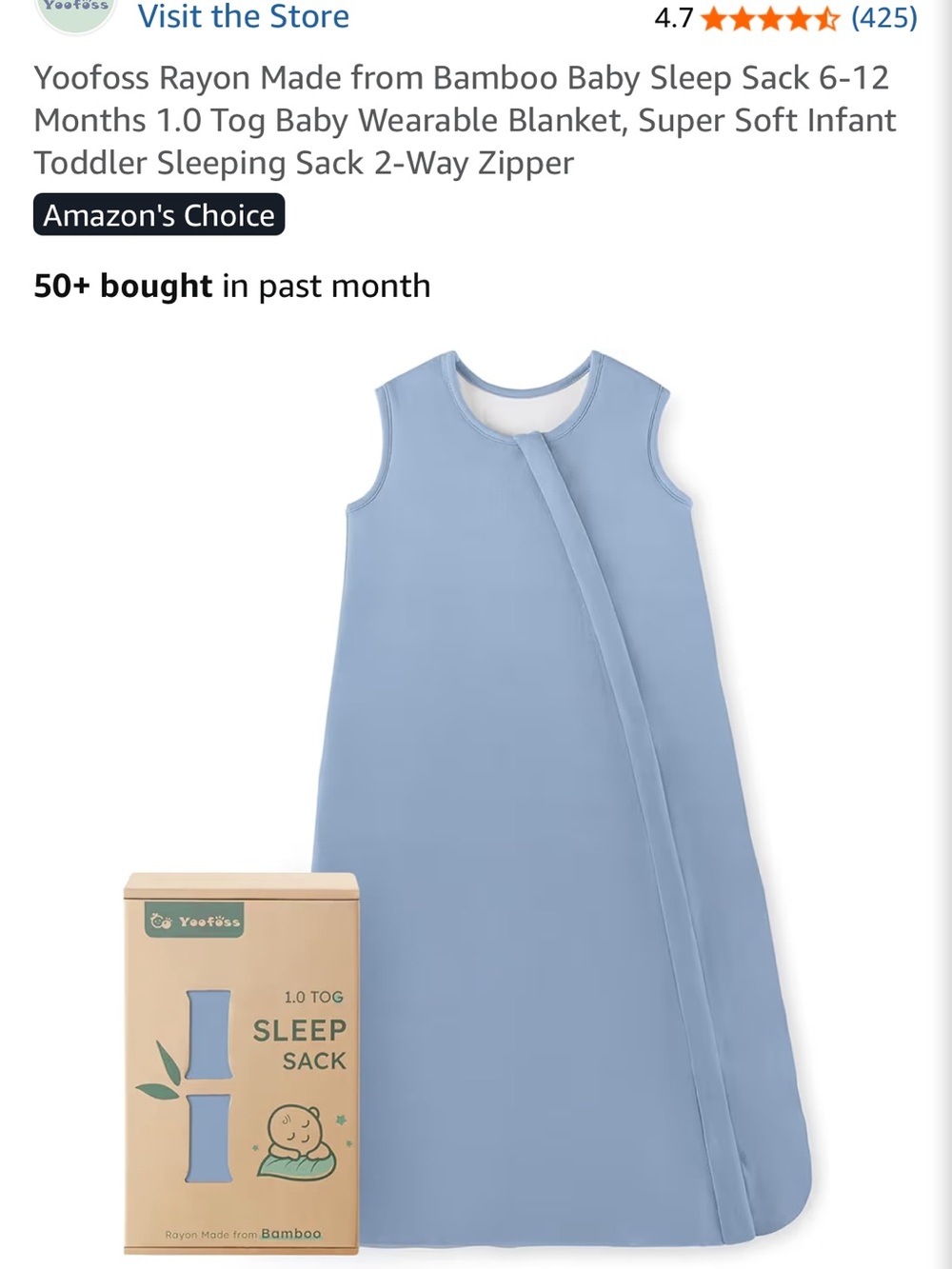 Bamboo sleep sack